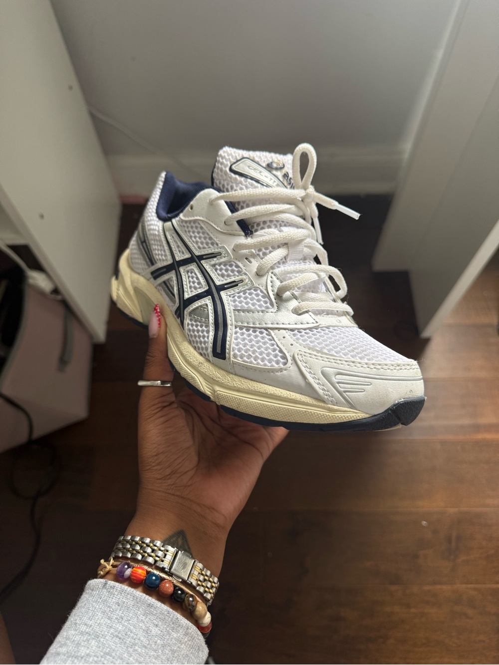 Women’s ASIC Gel 1130 “White Midnight” - Picture 8 of 9